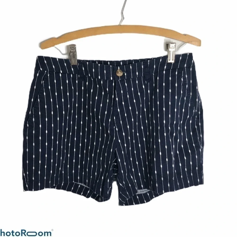 Faded Glory Navy Blue White Shorts Sz 12